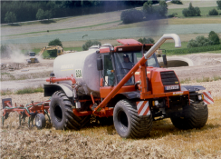 1996 Horsch Trac AT 200 mit Güllegrubber